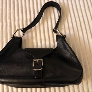 Prada Black Leather Shoulder Bag